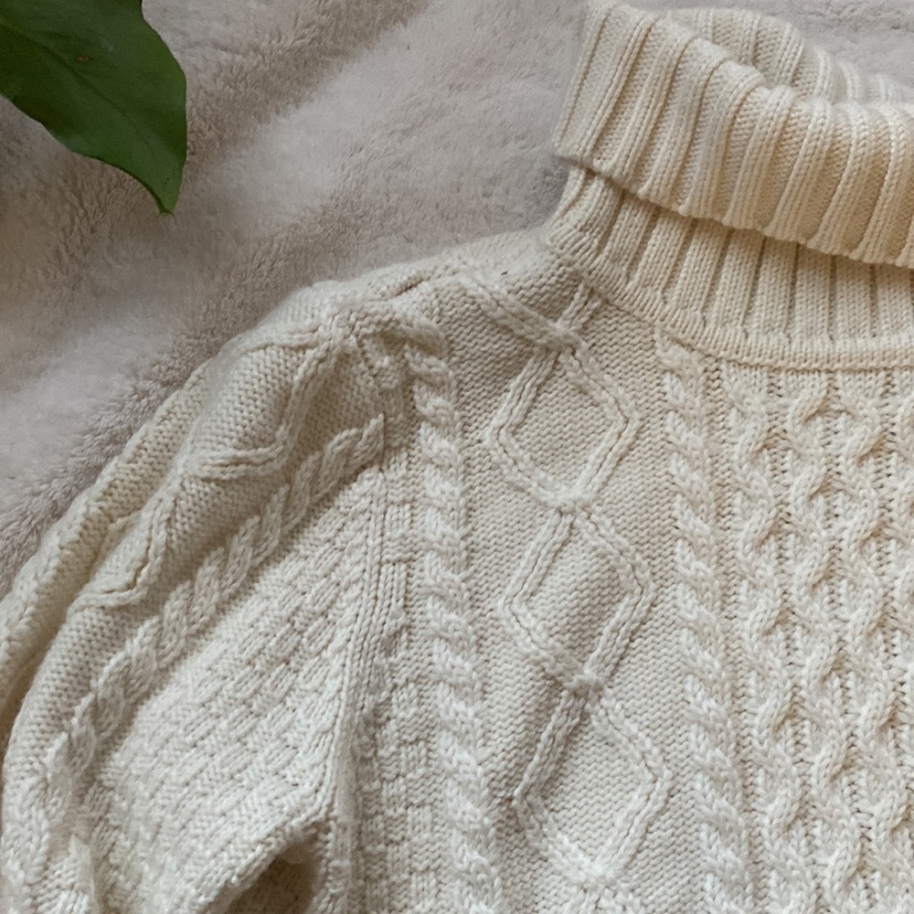 L.L Bean size L knitted turtle neck sweater.